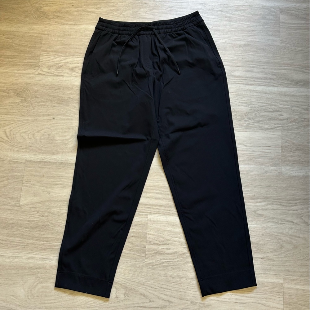 Lululemon Drawstring Black Trouser Joggers